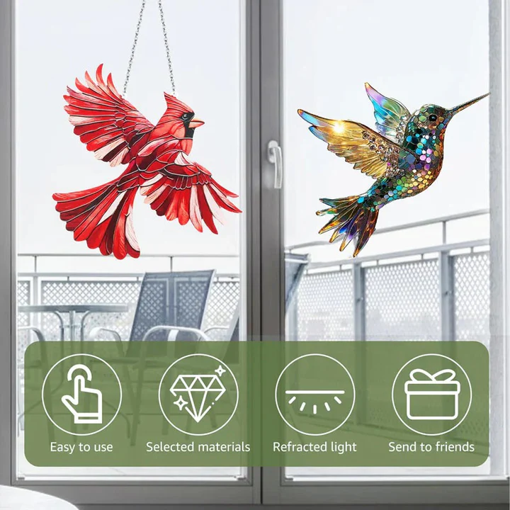 Hummingbird Suncatcher Alvore