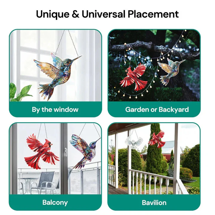 Hummingbird Suncatcher Alvore