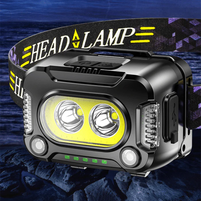 Powerful USB Rechargeable Headlamp Alvore