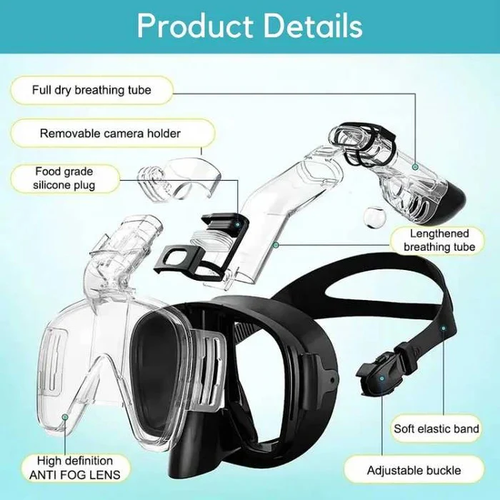 Dry Top Snorkeling Mask Alvore