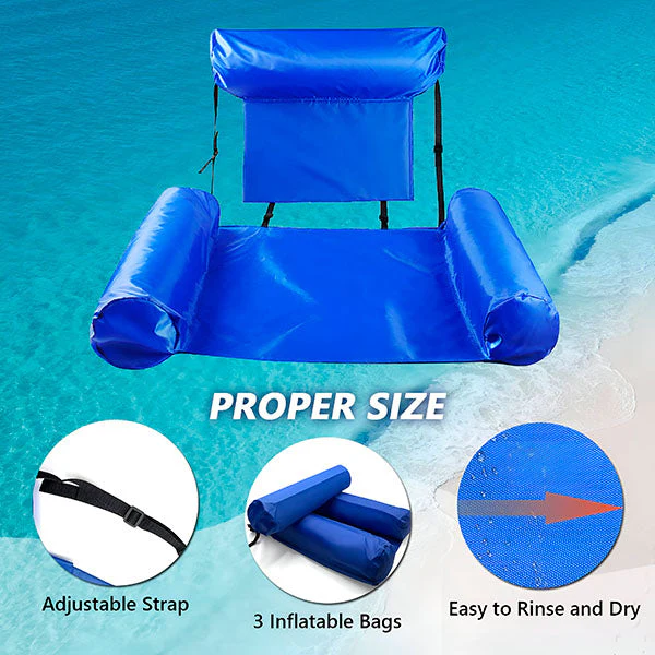 Floating Swim Chair with Backrest Alvore