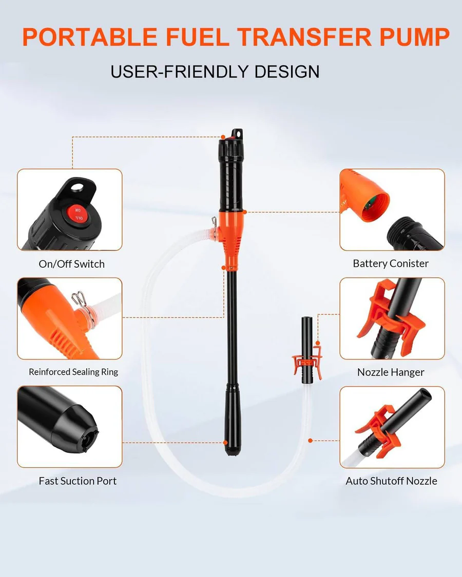 Portable Electric Siphon Pump Alvore