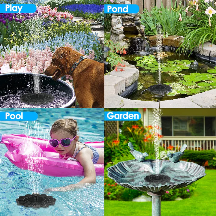 Flower-Shaped Water Fountain For Ponds And Pools Alvore