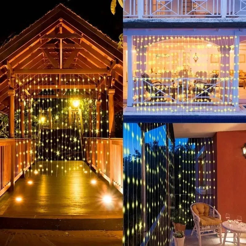 Solar LED Curtain Lights Alvore
