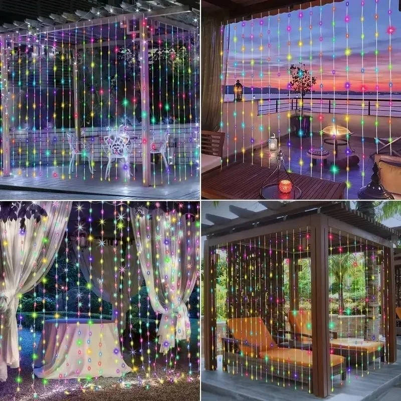 Solar LED Curtain Lights Alvore