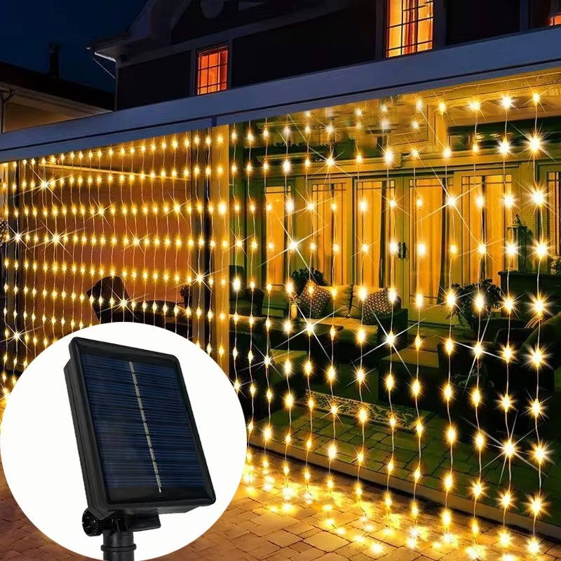 Solar LED Curtain Lights Alvore
