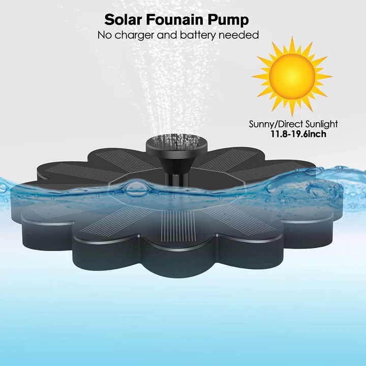 Flower-Shaped Water Fountain For Ponds And Pools Alvore