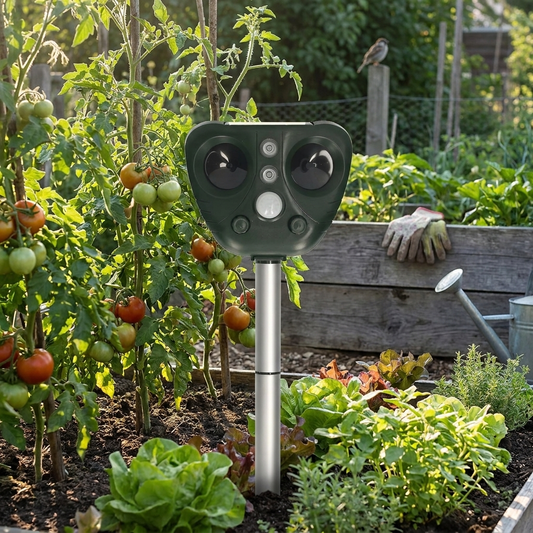 Ultrasonic Bird Repeller in use