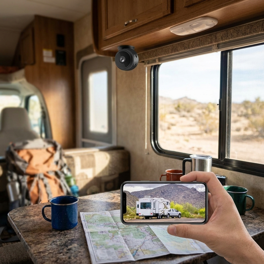Wireless Backup Camera in use