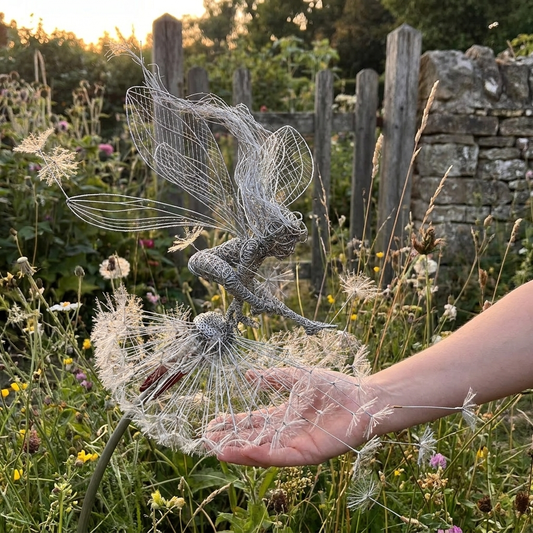 Fairy Garden Sculpture in use