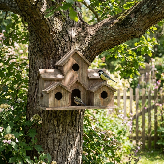 Wooden Birdhouse lifestyle