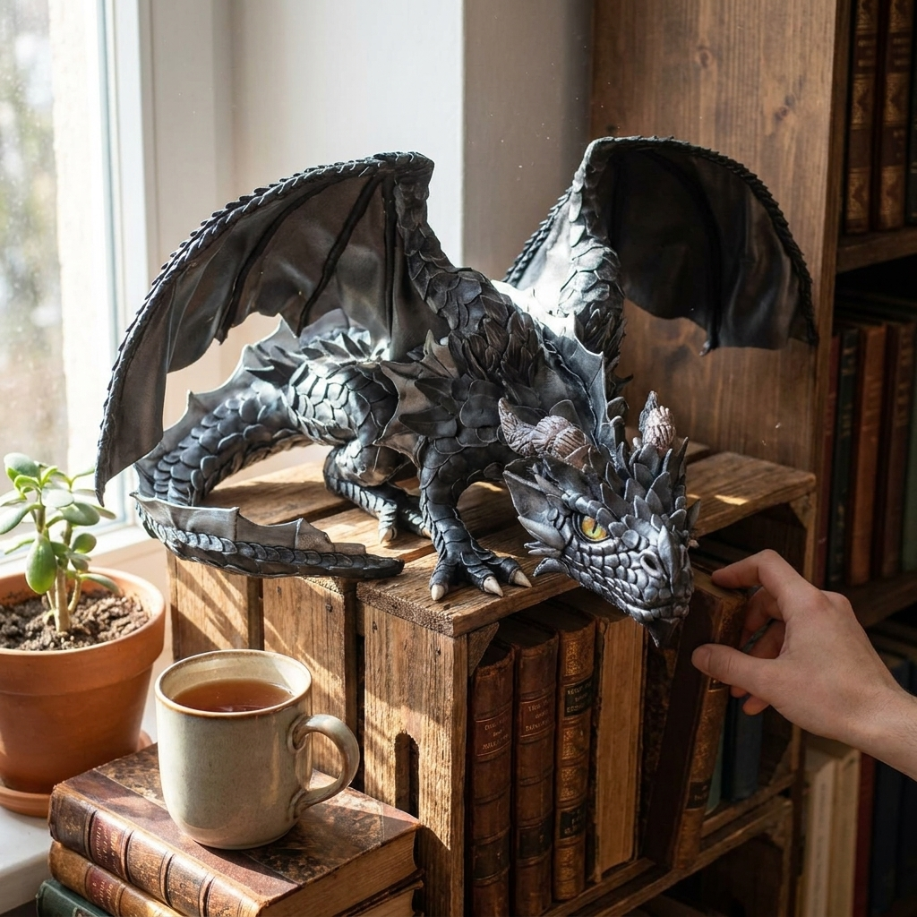 Dragon Guardian Statue lifestyle