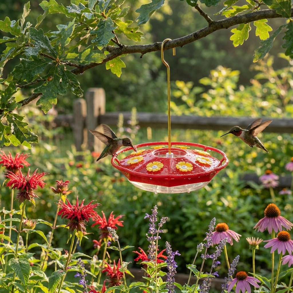 Hummingbird Feeder lifestyle