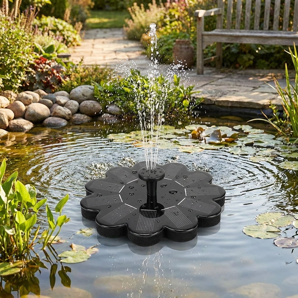 Flower-Shaped Water Fountain lifestyle