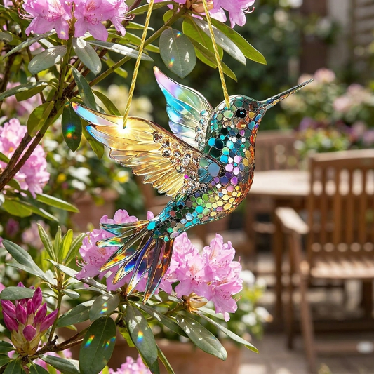 Hummingbird suncatcher lifestyle
