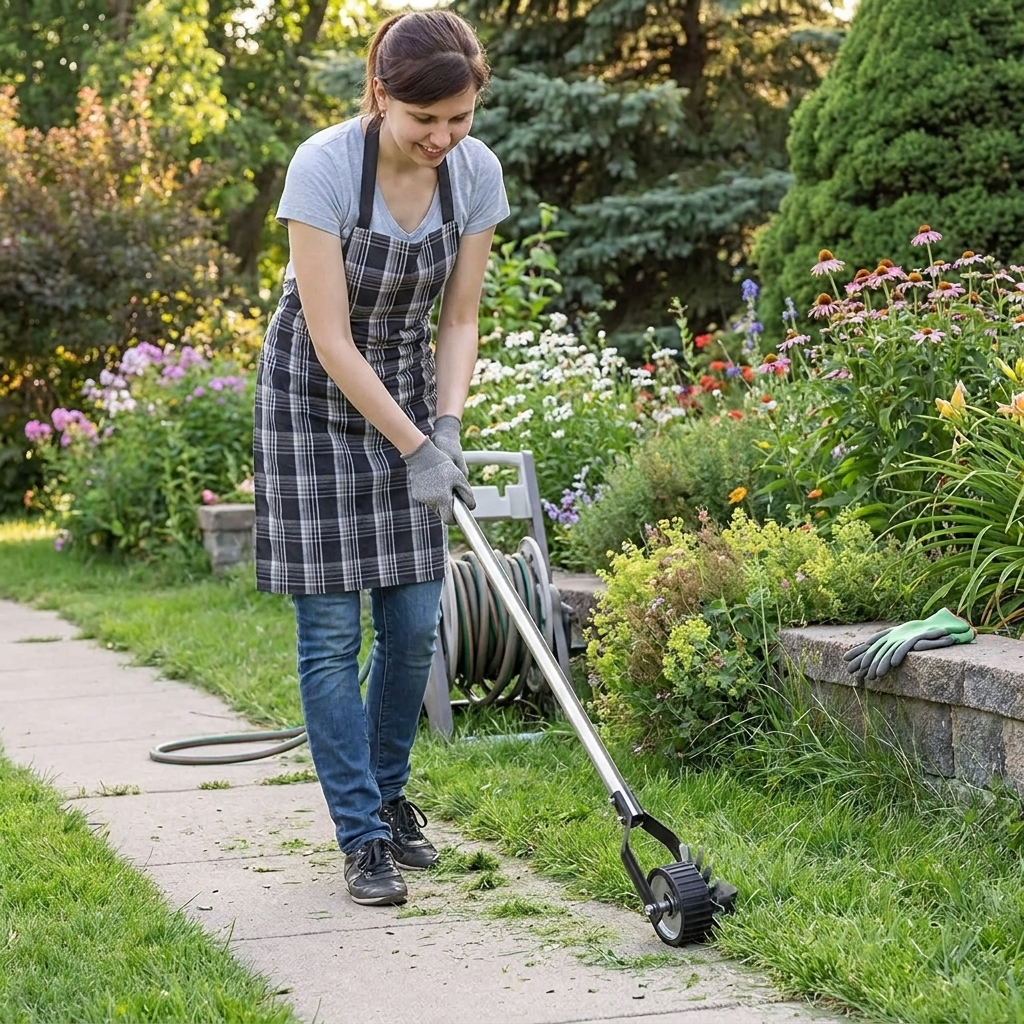 Garden edger lifestyle