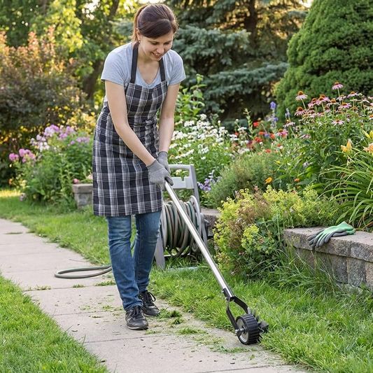 Garden edger lifestyle