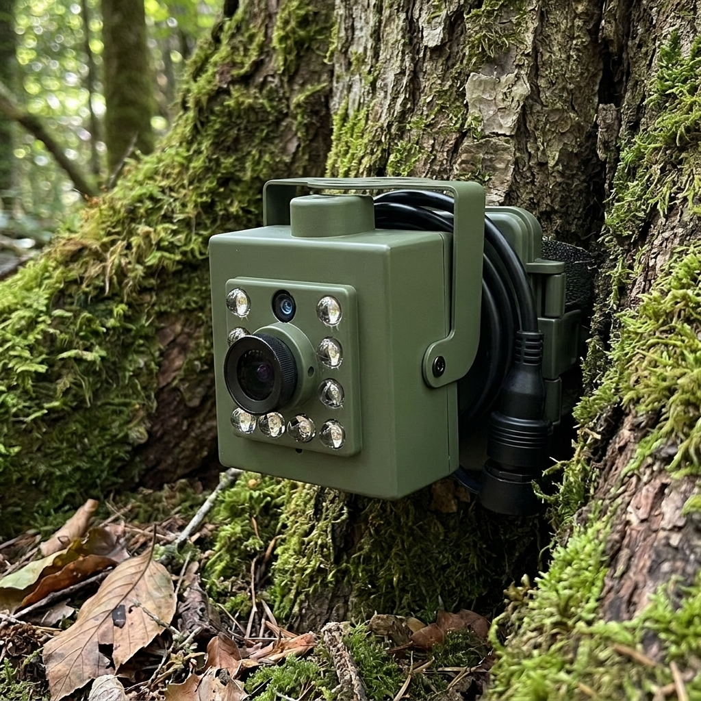 Wireless bird nest camera lifestyle