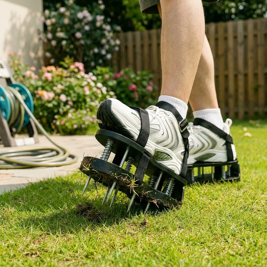 Lawn aerator shoes lifestyle
