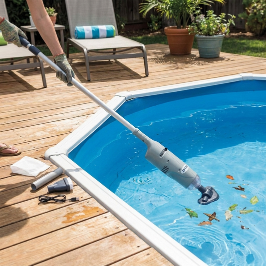 Cordless pool vacuum lifestyle