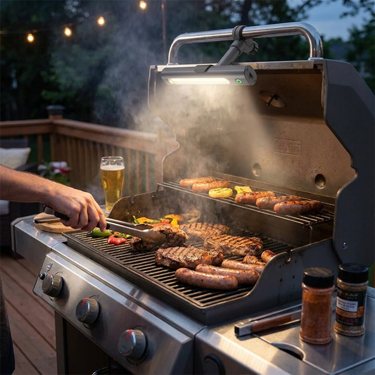 BBQ grill light lifestyle