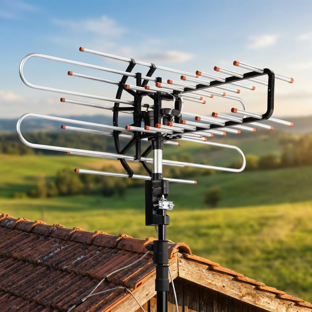 Long Range Outdoor TV Antenna with HD Signal Booster lifestyle