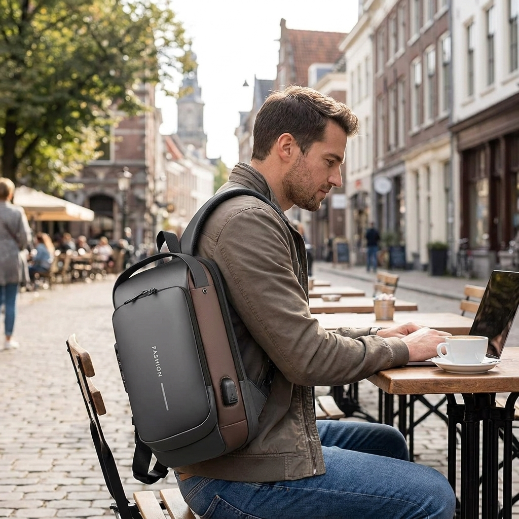 Ultimate Anti Theft Backpack lifestyle