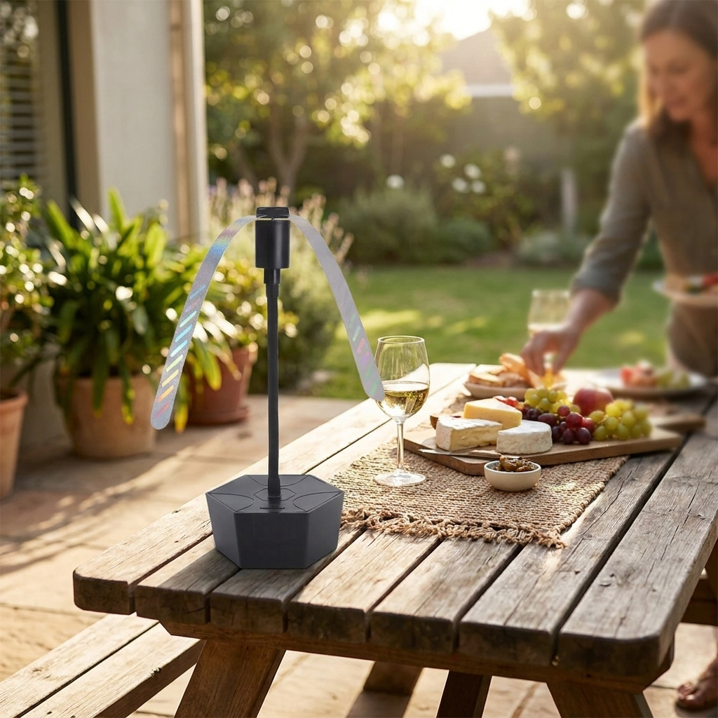 Outdoor Fly Repellent Fan lifestyle