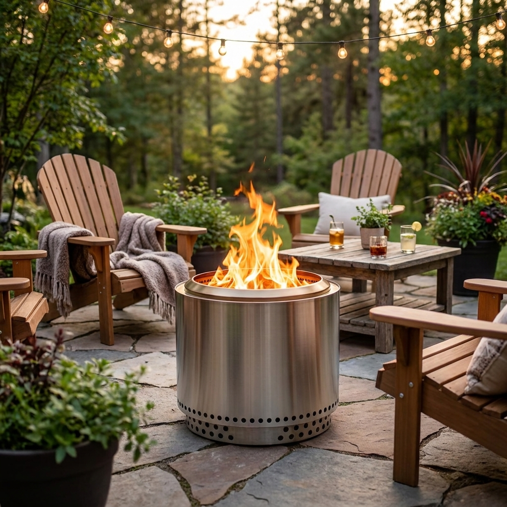 Portable Smokeless Fire Pit lifestyle