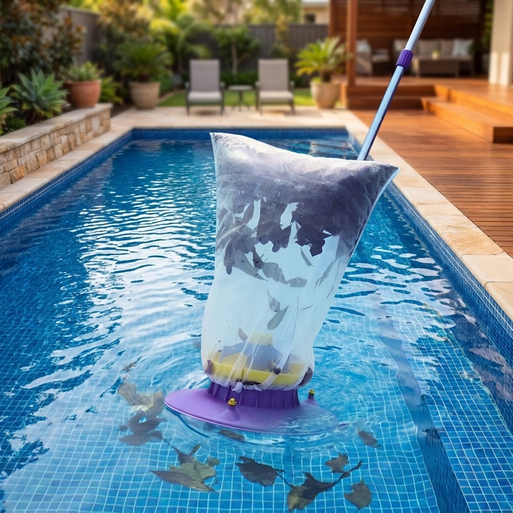 Swimming Pool Leaf Vacuum Cleaner with Powerful Suction lifestyle