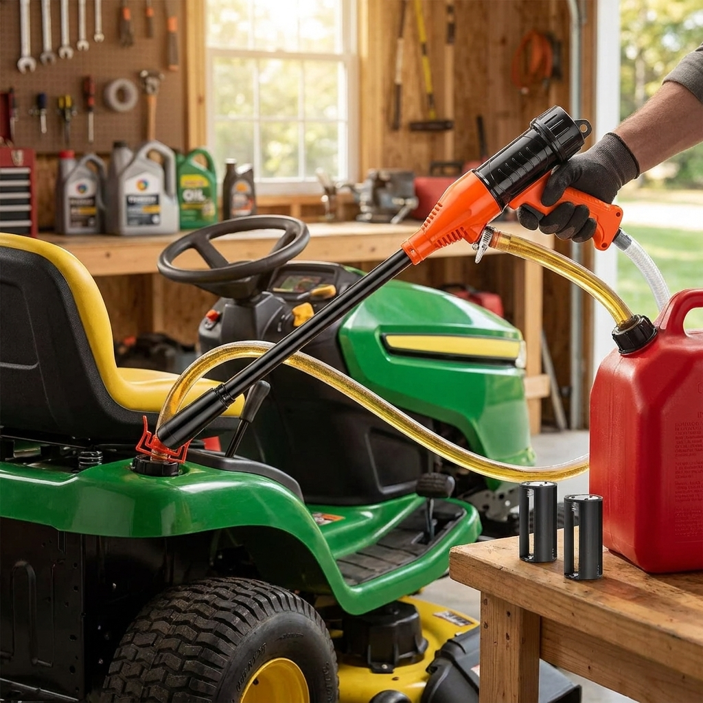 Portable Electric Siphon Pump, Battery Powered Liquid Transfer Tool lifestyle