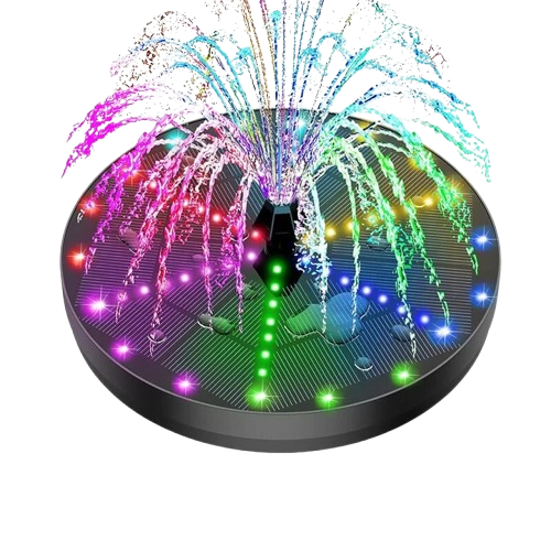 Solar Fountain with 60 LED Lights Alvore