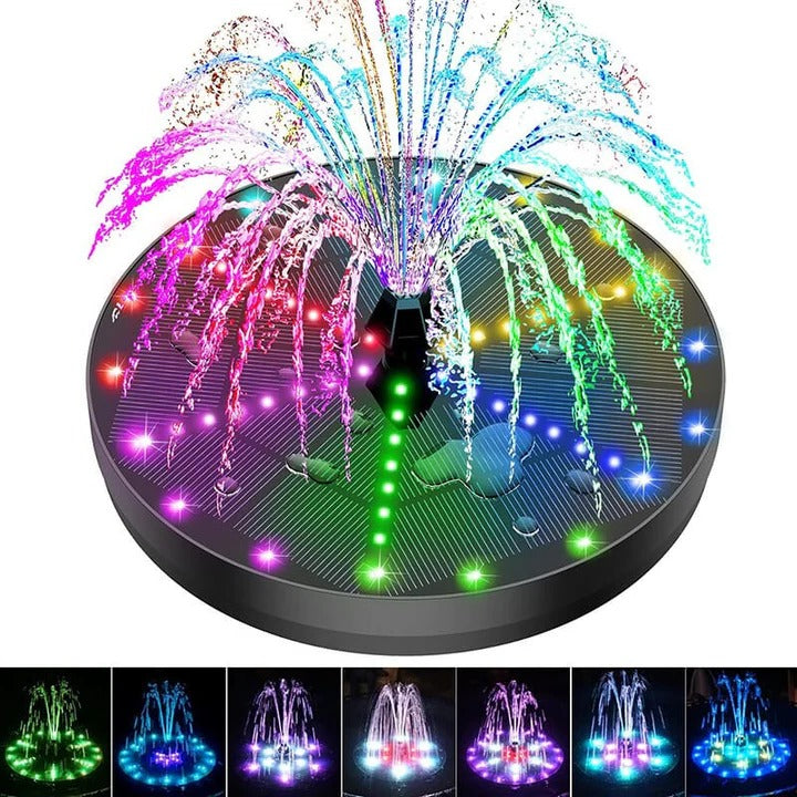 Solar Fountain with 60 LED Lights Alvore