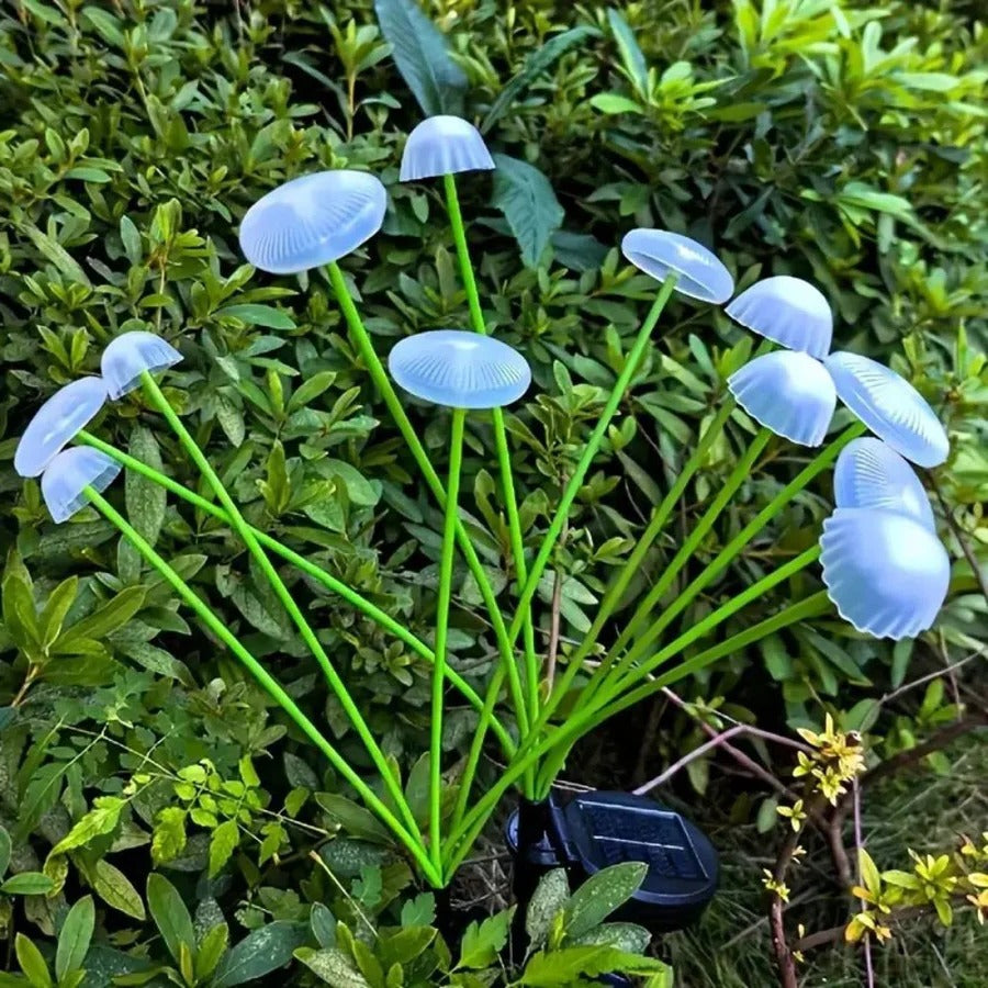 Solar Swaying Mushroom Garden Decor Lights Alvore