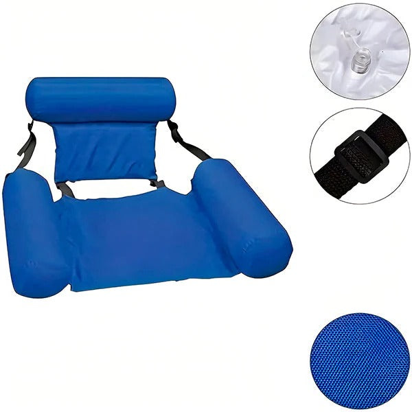 Floating Swim Chair with Backrest Alvore