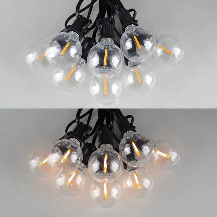 Outdoor LED Bulb String Lights for Home and Events Alvore