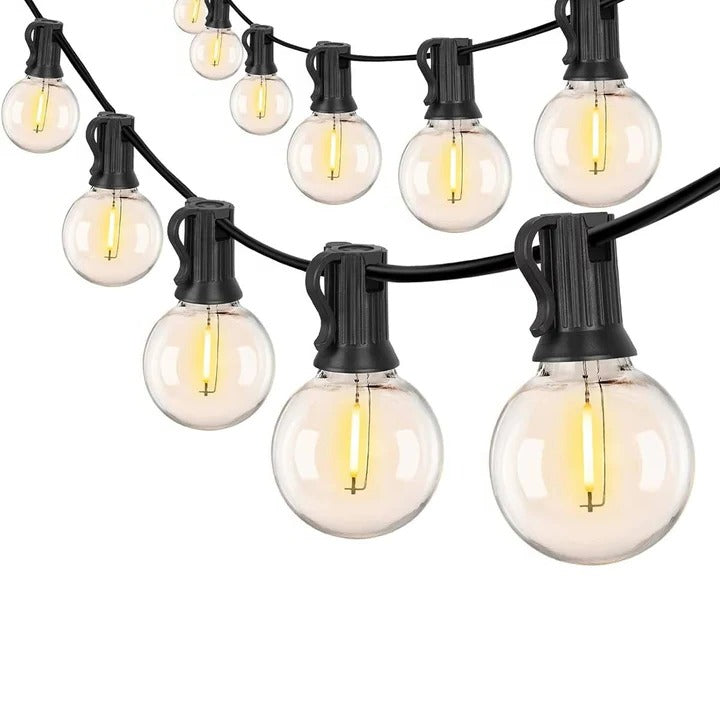 Outdoor LED Bulb String Lights for Home and Events Alvore