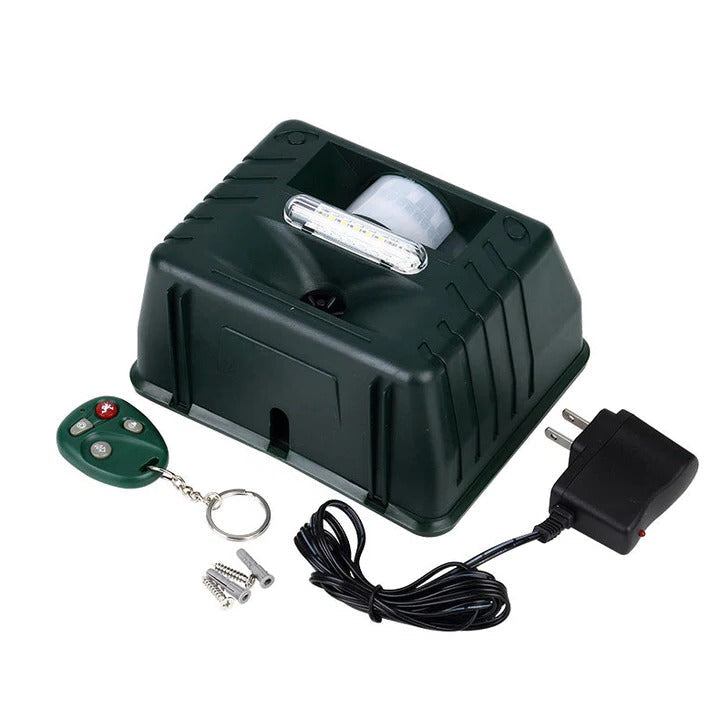 Ultrasonic Bird Deterrent Solar-Powered Outdoor Device Alvore