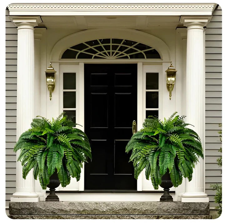 Artificial Boston Fern UV-Resistant Hanging Plant Alvore