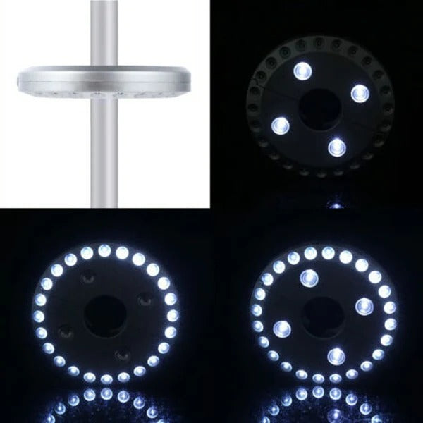 Umbrella Light LED Warm Glow for Deck and Garden Alvore