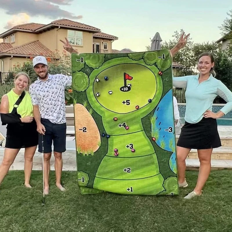 Tabletop Golf Practice Set with Adhesive Target Base Alvore