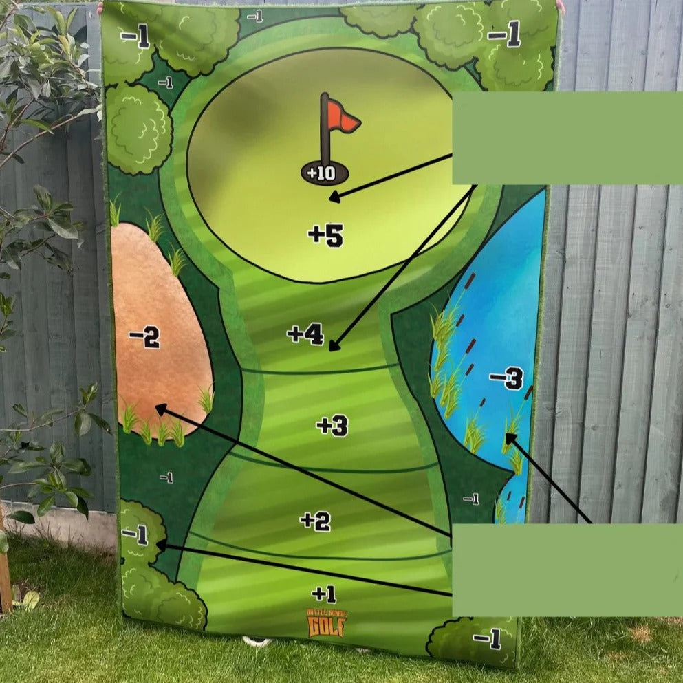 Tabletop Golf Practice Set with Adhesive Target Base Alvore