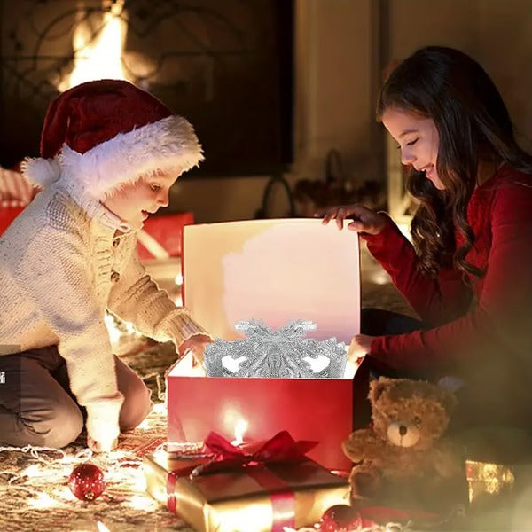 Christmas Tree Topper with LED Snowflake Projector Alvore