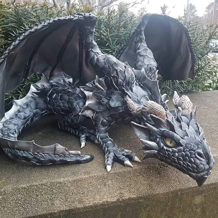 Crouching Dragon Guardian Statue Alvore