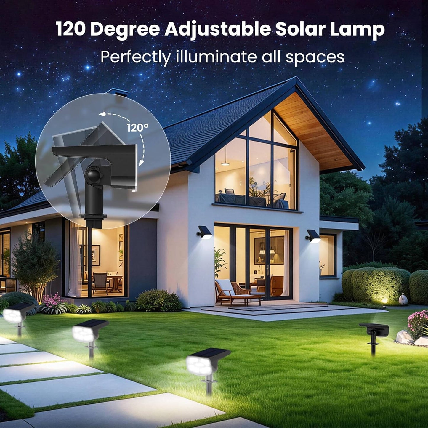 Solar Spot Lights Outdoor Alvore