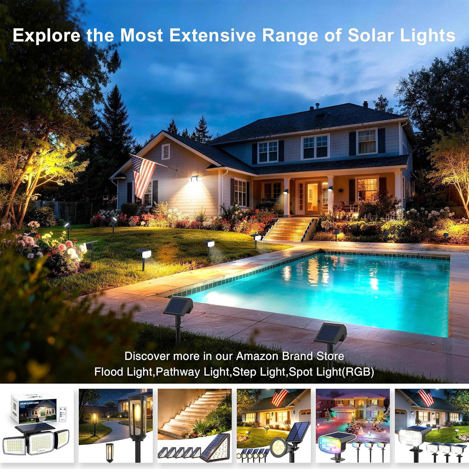 Solar Spot Lights Outdoor Alvore
