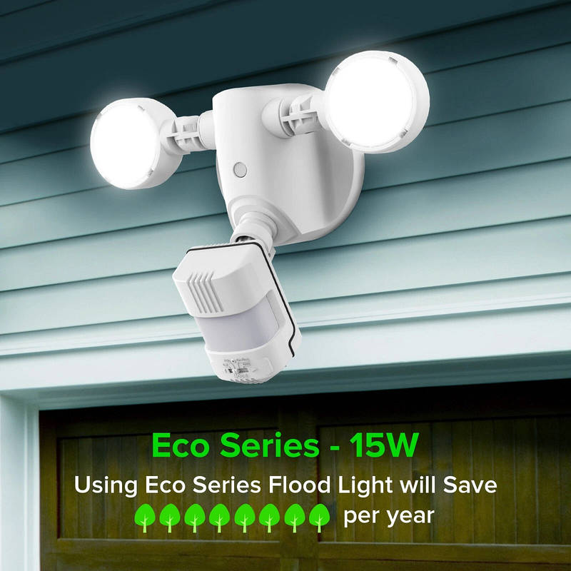 15W 2000 Lumens Motion Sensor LED Flood Light Alvore