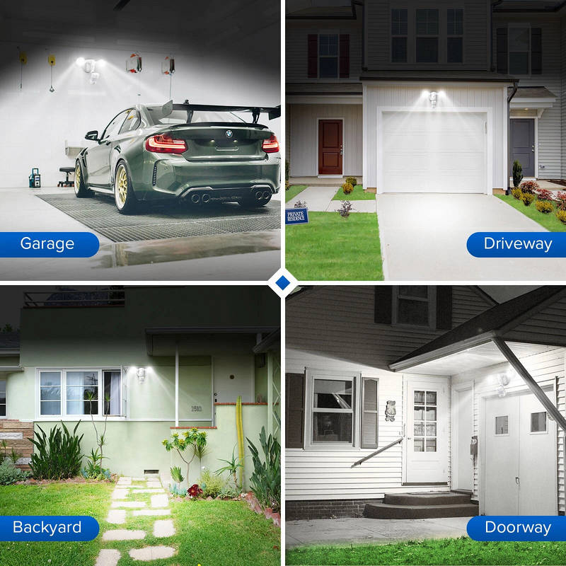 15W 2000 Lumens Motion Sensor LED Flood Light Alvore