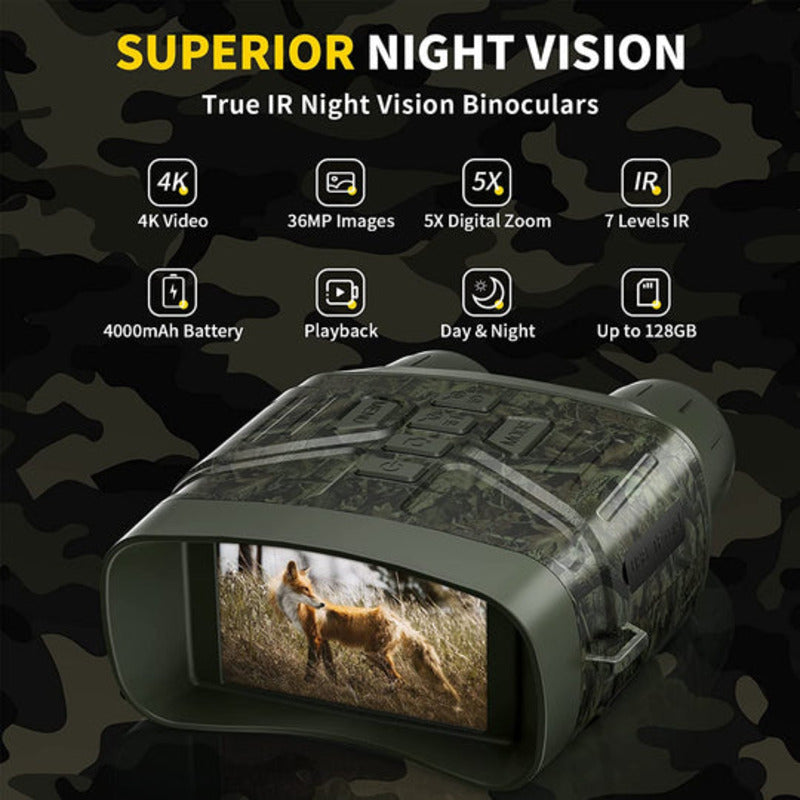 Digital Night Vision Binoculars with Infrared Alvore