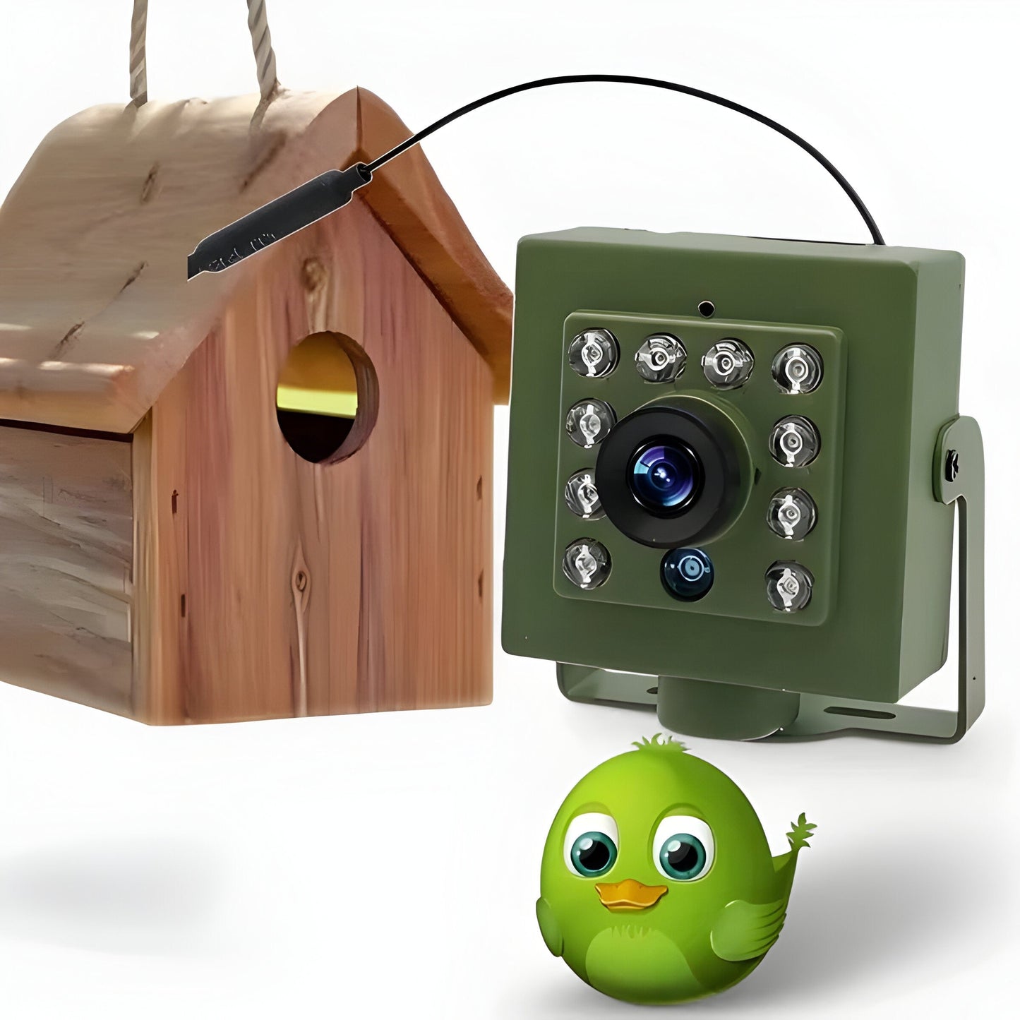Wireless Bird Nest Camera for Remote Viewing and Monitoring Alvore
